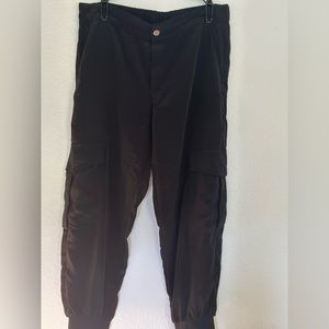 Satin-like Zara cargo joggers